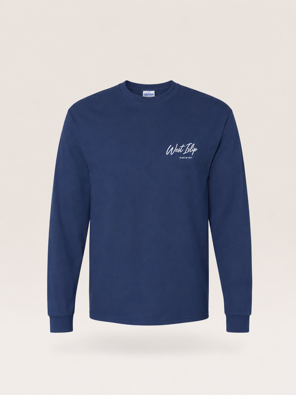 West Islip Class of 1977 — 50th Reunion Men's Long Sleeve Crew Neck