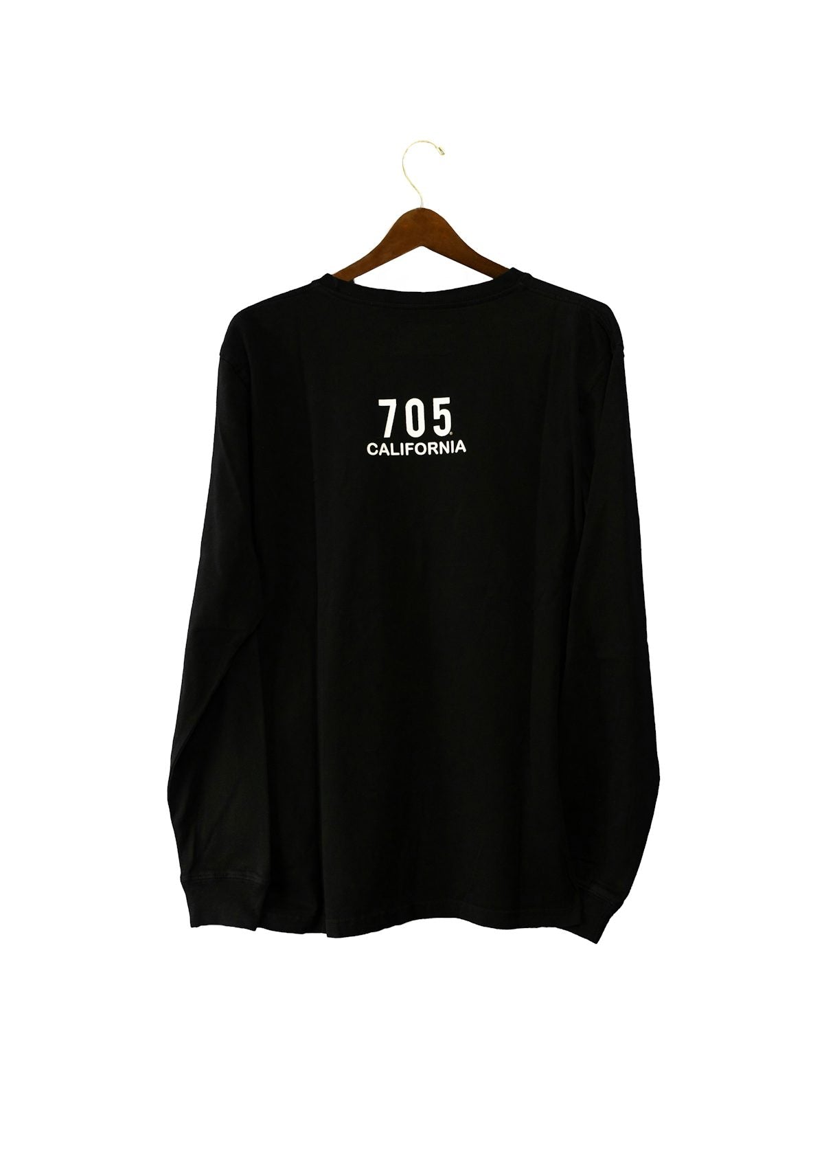Plain black t-shirt placeholder