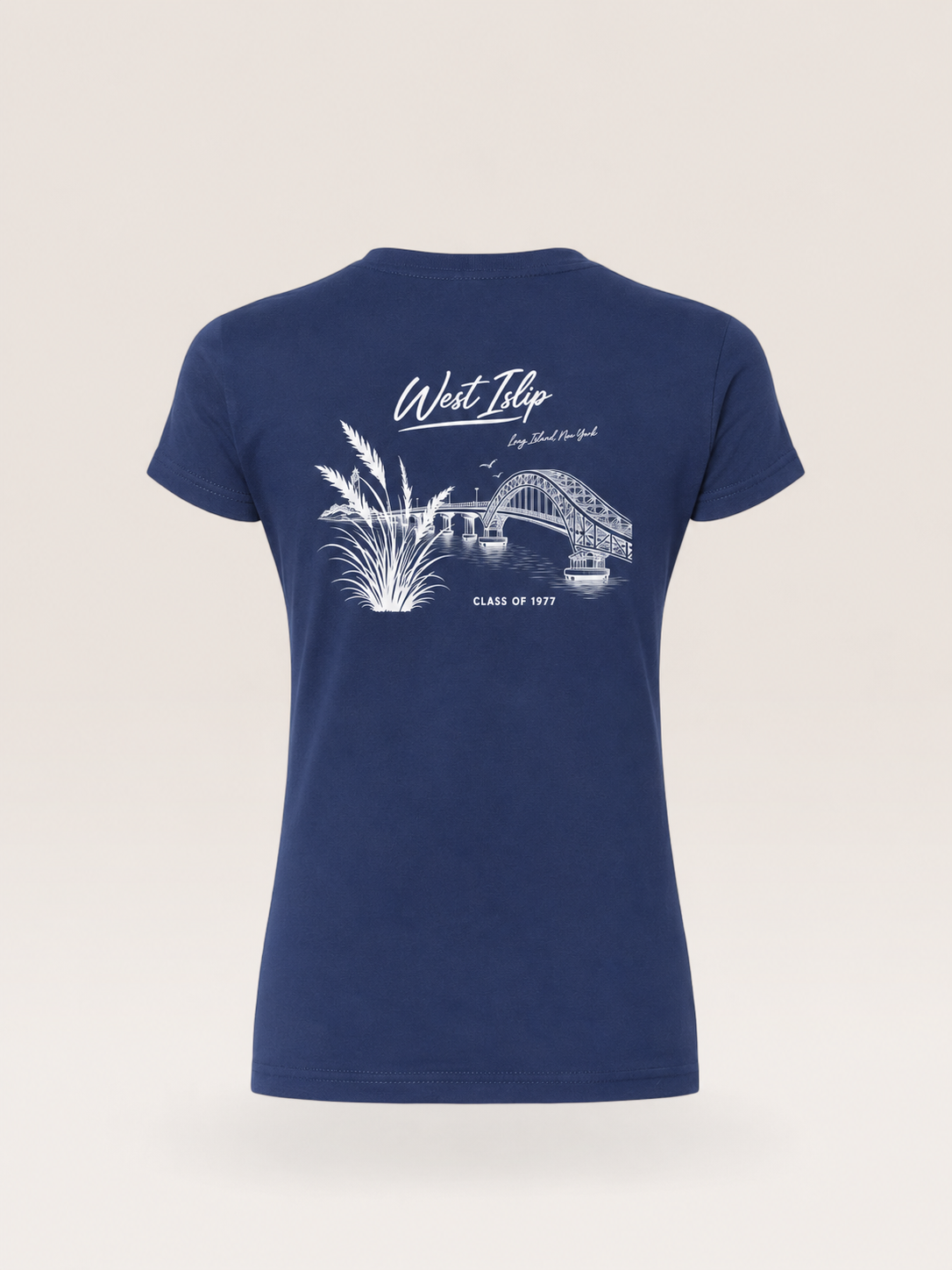 West Islip Class of 1977 — 50th Reunion Women's V-Neck Short Sleeve Shirt