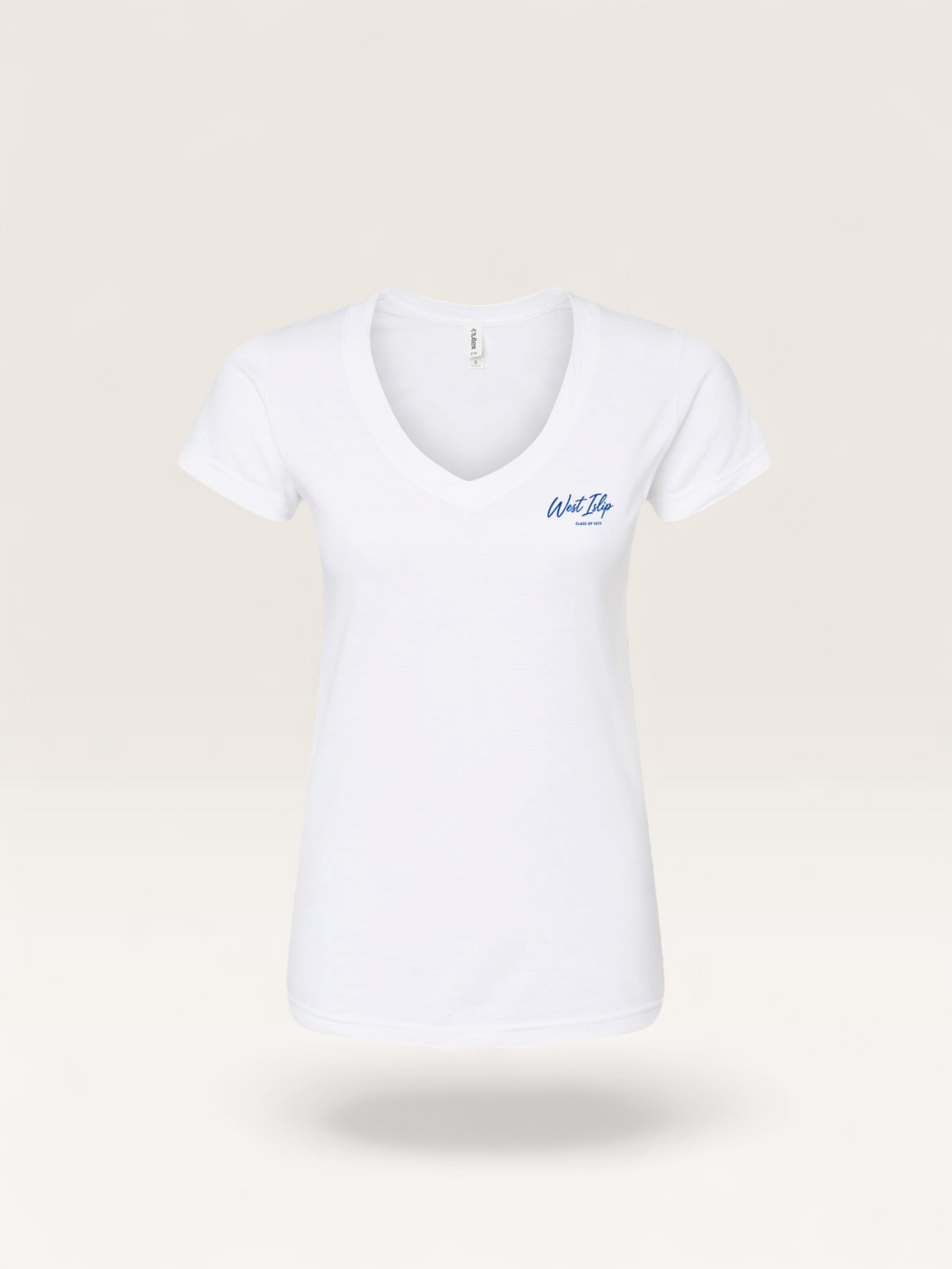 West Islip Class of 1977 — 50th Reunion Women's V-Neck Short Sleeve Shirt