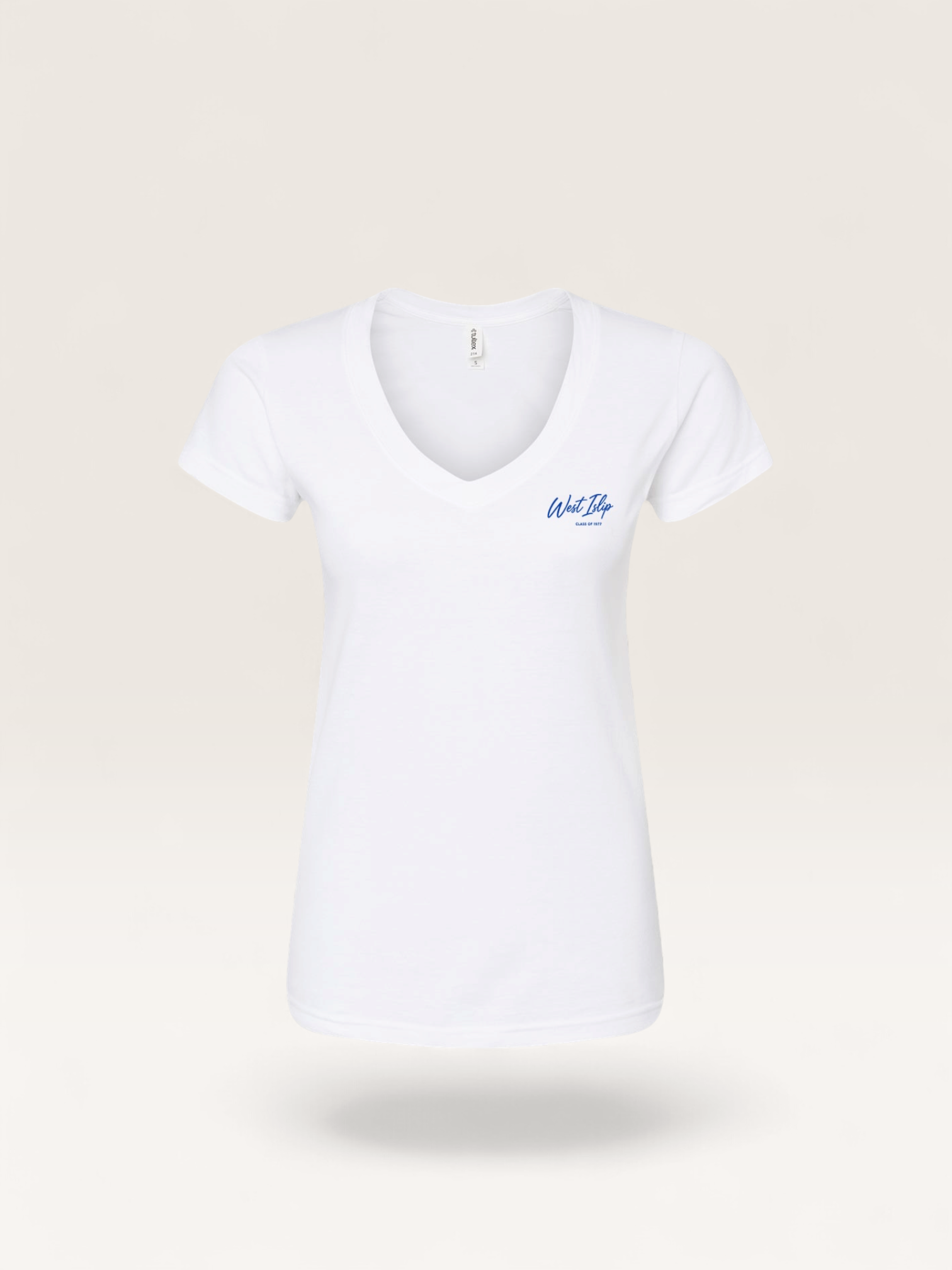 West Islip Class of 1977 — 50th Reunion Women's V-Neck Short Sleeve Shirt