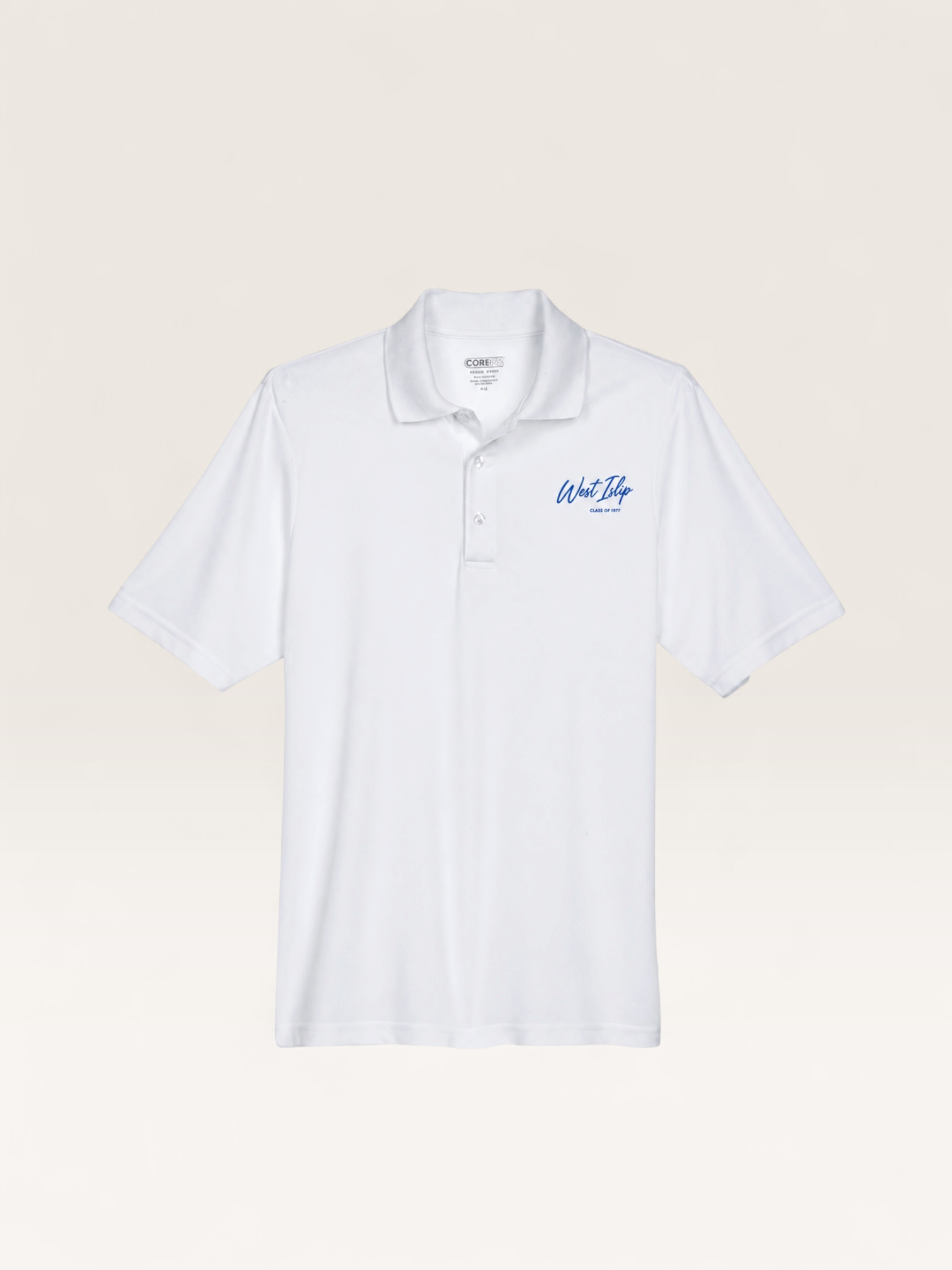 West Islip Class of 1977 — 50th Reunion Embroidered Performance Polo